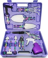 10 el. NARZĘDZIA OGRODOWE DLA KOBIET WALIZKA ZESTAW NARZĘDZI OGRODNICZYCH