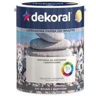 Dekoral MOC KOLORU Farba lateksowa do wnętrz delikatny pergamin 5l