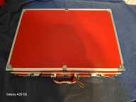 Aktówka aluminiowa czerwona Solingen