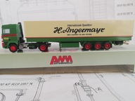 ~*~ ORYGINALNY AWM..DAF 95 Z NACZEPĄ SKRZYNIA Z PLANDEKĄ..H.ANGERMAYR~*~