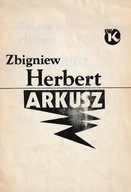 Arkusz Zbigniew Herbert 1984