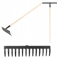 GRABIE OGRODOWE DO LIŚCI DO TRAWY DREWNIANY TRZON UNIWERSALNE ZASTOSOWANIE