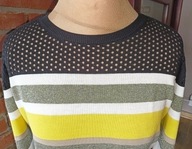 Escada śliczny sweterek w pasy 38 NOWY