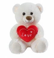 PLUSZAK MIŚ UROCZY Z SERDUSZKIEM WALENTYNKI PREZENT SUPER