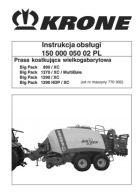 Krone Big Pack 890/1270/1290 (HC, Multi Bale, HDP) - instrukcja obsługi PL