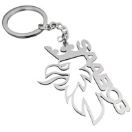 Brelok Metalowy - Gryf i napis SAAB 93 | CustomMake