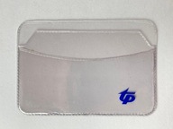 Karnet do kart telefonicznych ETUI przezroczyste na 2 karty nadruk logo TP