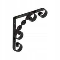 Wspornik stalowy do półek podpórka kątownik Velano 5262 10x10 cm czarny