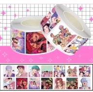 Rolka 500 naklejek, etykiety obrazków kpop demon hunters nagrody