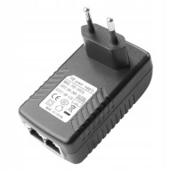 Zasilacz PoE Injektor 48V 24W 0,5A 1000Mb/s Adapter wtyk do gniazdka