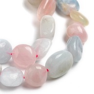 H2- MORGANIT - bryłka - 8-11mm - 12 sztuk