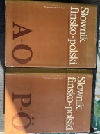 Słownik fińsko - polski, tom 1 i 2
