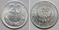 20 gr groszy 1978 MENNICZY st.1 z rolki bankowej PIĘKNE