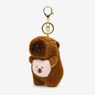 BRELOK ZAWIESZKA NA KLUCZE KAPIBARA BRELOCZEK DO PLECAKA