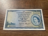 Mauritius - 5 rupii - bardzo rzadki