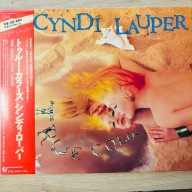 Cyndi Lauper True Colors EX+NM Japan Obi LP 1986 Portrait 28 P-760