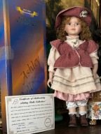 PAMELA SYGNOWANA LALKA KOLEKCJONERSKA PORCELANOWA 50 CM PUDEŁKO CERTYFIKAT