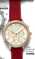 Zegarek MILLIE czerwony pasek AVON