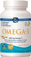 Nordic Naturals Omega-3 690 mg 60 kapsułek w rybiej żelatynie