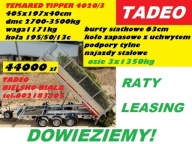 PRZYCZEPA TEMARED TIPPER 4020/3C 3500kg KIPER+ NAJAZDY + NADSTAWKI SIATKOWE