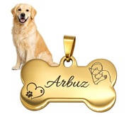 IDENTYFIKATOR ADRESÓWKA DLA PSA ZAWIESZKA BRELOK Z GRAWEREM METALOWA DUŻA