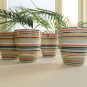 IITTALA ORIGO KUBEK 250ml.KOMPLET KUBKI DENMARK PORCELANA NOWE