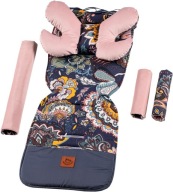 WKŁADKA DO SPACERÓWKI WÓZKA DLA DZIECKA UNIWERSALNY VELVET ZESTAW