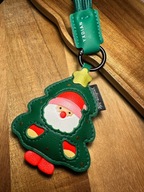 Fajny brelok zawieszka Choinka Święty Mikołaj Święta
