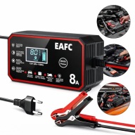 PROSTOWNIK ŁADOWARKA 12V 8A INTELIGENTNA LCD DO AKUMULATORA