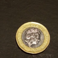 ONE POUND / 1 FUNT / 2017 r. PIĘKNE 2