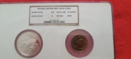 20 zł i 2 zł Zwierzęta Foka Szara RARYTAS MAX NOTA NGC ULTRA CAMEO PF 70