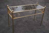 Stolik Konsola barek złoty