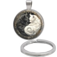 Brelok do kluczy/ka - Kot - ozdobna zawieszka, plecak, portfel