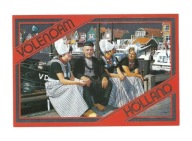 Pocztówka - Tradycyjne stroje ludowe z Volendam / Holandia Północna