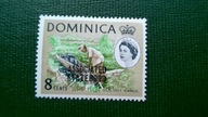 Dominika Dominica * 8c nadruk QEII kolonie angielskie brytyjskie