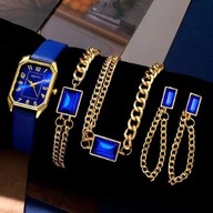 Elegancki damski zegarek YBOTTl + stylowa biżuteria - idealny na prezent!