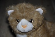 pluszak maskotka cudny rudo - brązowy kot kotek 28