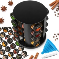 STOJAK NA PRZYPRAWY ORGANIZER PRZYPRAWNIK 16 SŁOICZKÓW