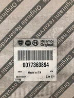 Osłona nagrzewnicy klimatyzacji Fiat Punto OE 77363894