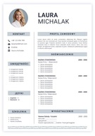 SZABLON WZÓR CV RESUME 1 strona MS WORD (docx)
