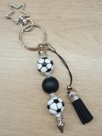 Brelok do kluczy Piłka nożna zawieszka 6423 Oliwia Kurowska, Kuba Kurowski