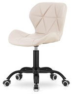 KRZESŁO OBROTOWE VASTO OFFICE PU CREAM SMOKE