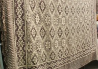 piekna narzuta na lóżko, super wzor, brąz i beż