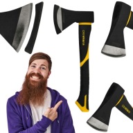 SIEKIERA UNIWERSALNA MOCNA STALOWA DO RĄBANIA PORĘCZNA MAŁA GOSPODARCZA