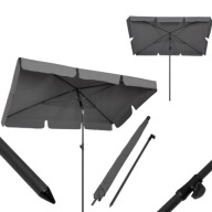 PARASOL KLASYCZNY JOHNGREEN OGRODOWY SZARY WYTRZYMAŁY SKŁADANY