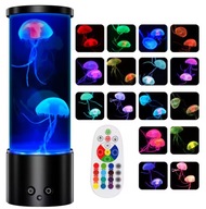 LAMPKA NOCNA Z MEDUZAMI AKWARIUM MEDUZY 17 KOLORÓW PREZENT DLA DZIECKA