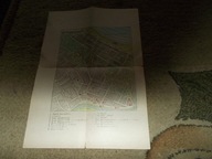 Świnoujście stary plan miasta