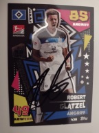 Karta topps match attax autograf Bundesliga Hamburger SV Robert Glatzel