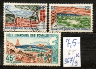 Somali francuskie 6 T , nr 367/ 9 , komplet