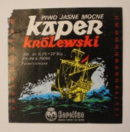 ETYKIETA - GDAŃSK - BROWAR GDAŃSK - kaper królewski - PIWO JASNE MOCNE